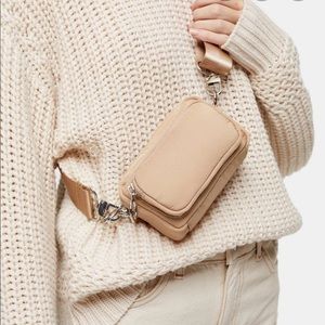 beige cross body